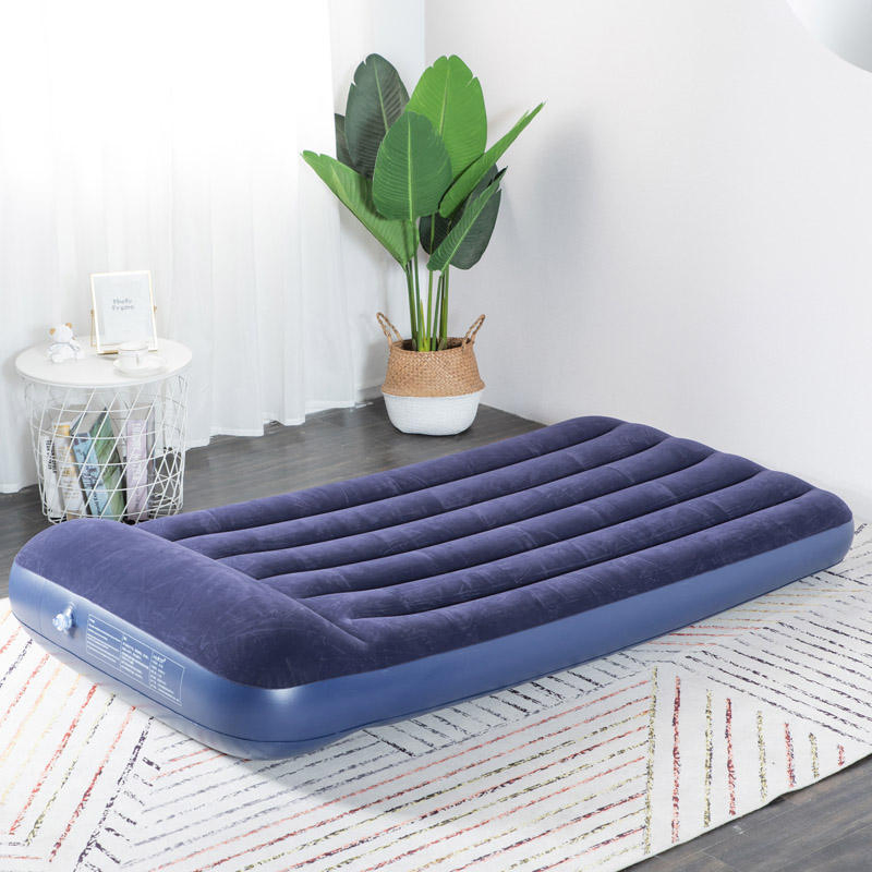 Foldable Air Mattress - Single Blow up Bed for Tents & Indoor Use