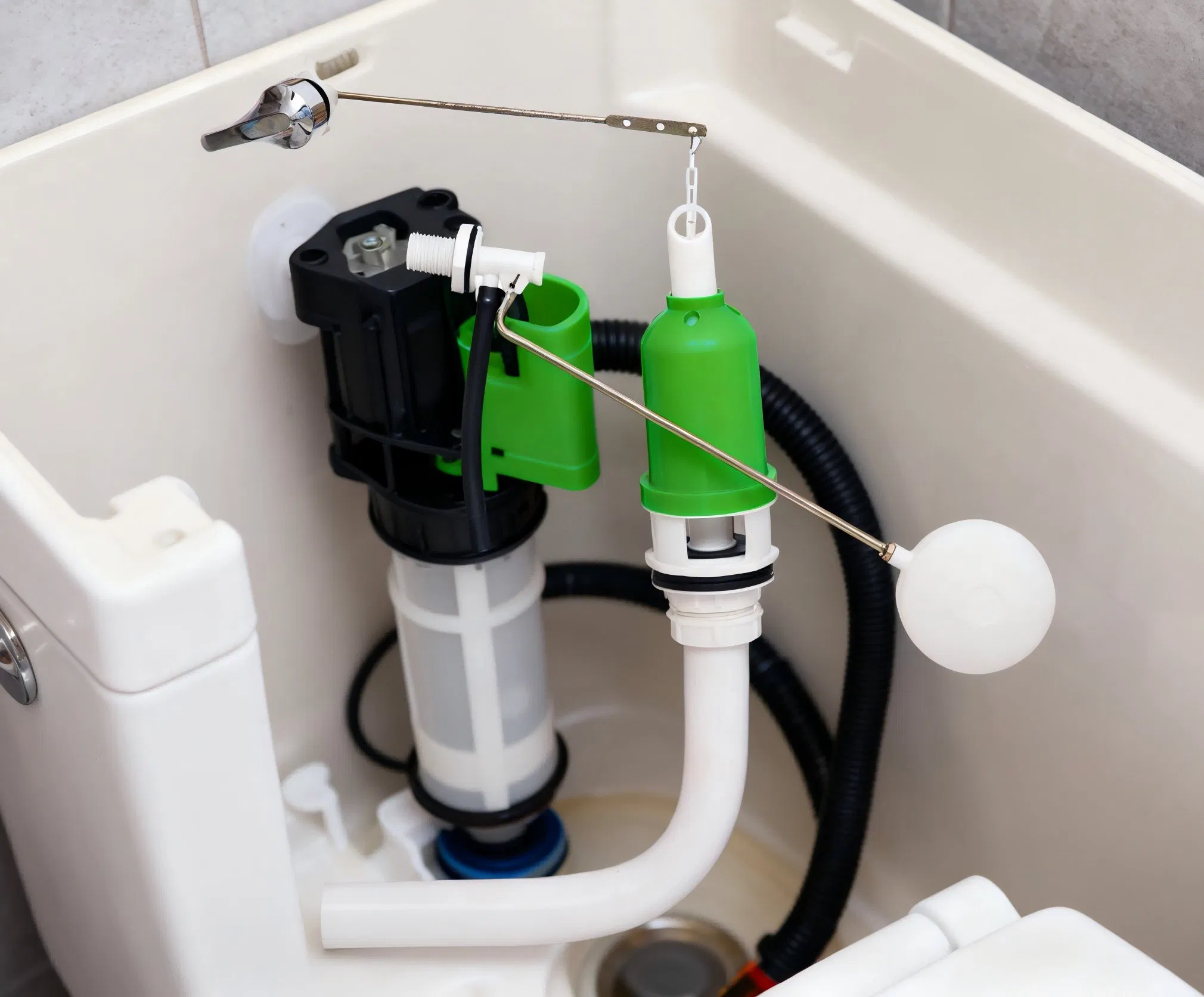 Customizable Durable White ABS Plastic Cistern Flush Mechanism - Factory Direct Wholesale for Toilet