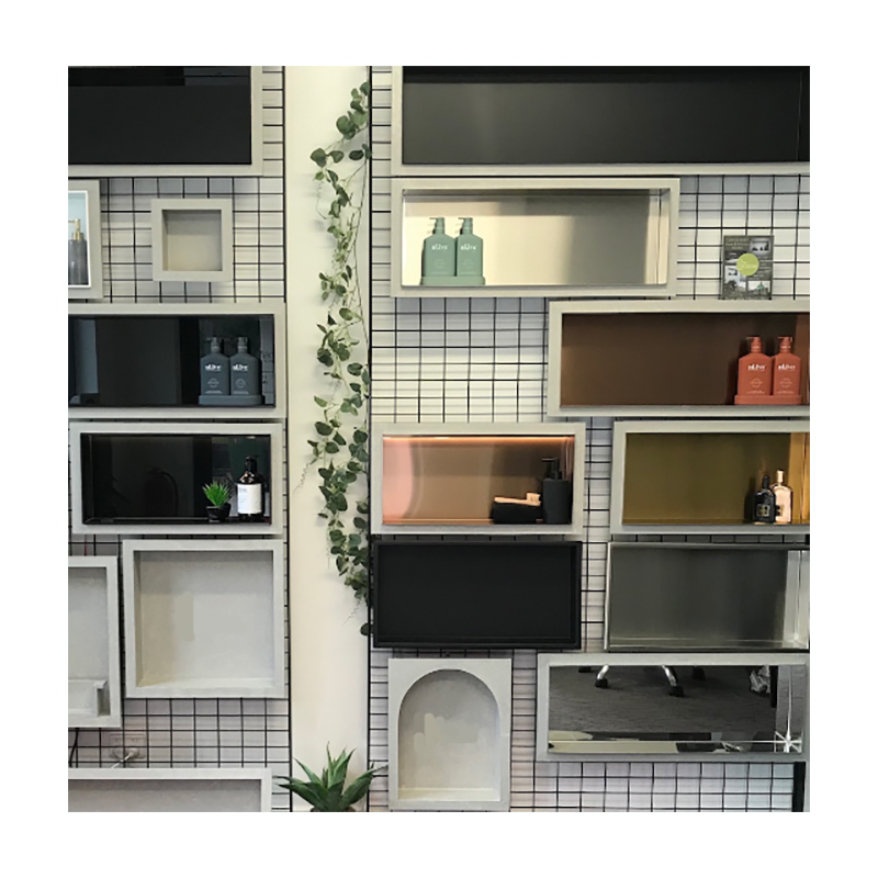 Stylish Waterproof Bathroom and Kitchen Used Wall Niche Shelf