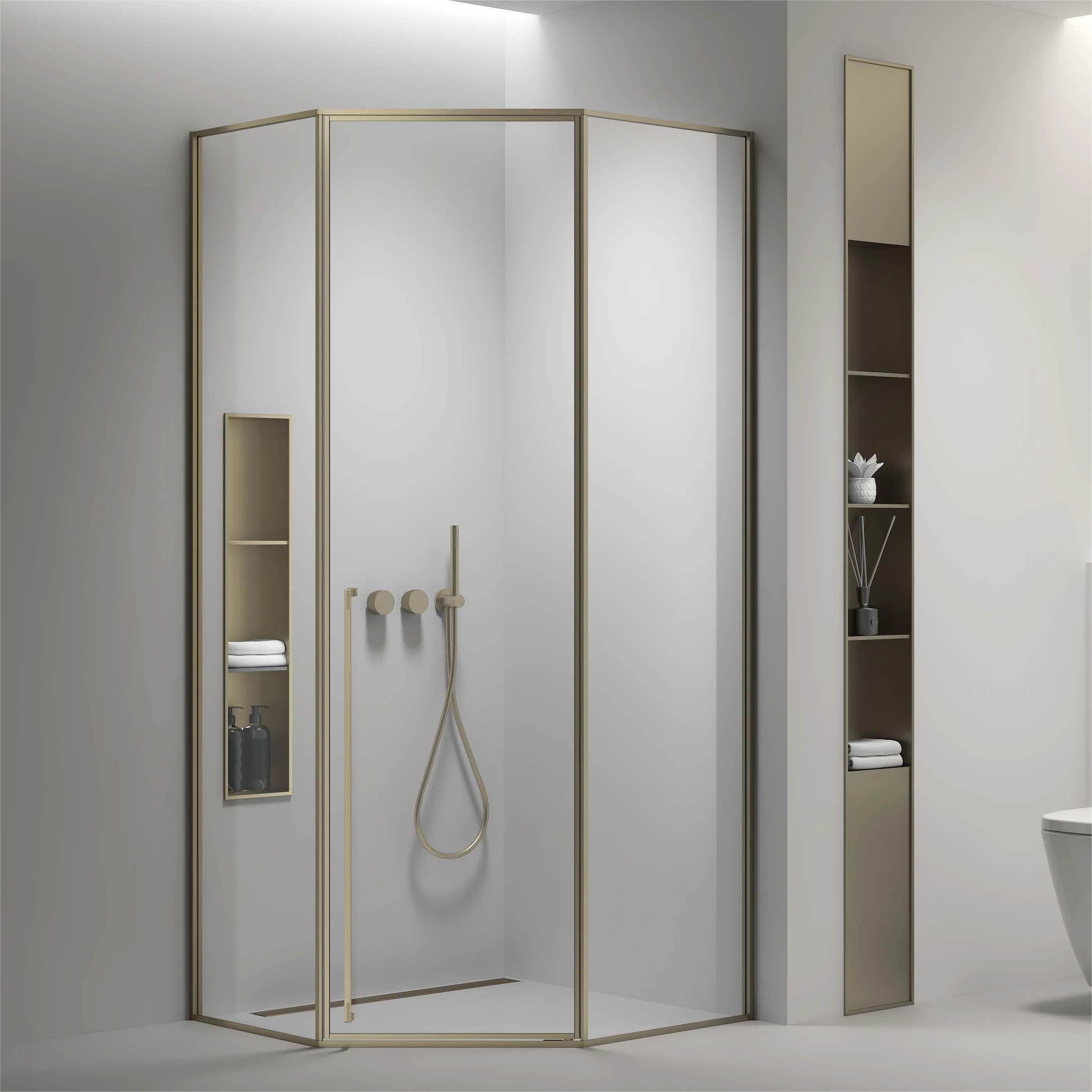Premium Shower Door Enclosure with Smooth Sliding Mechanism