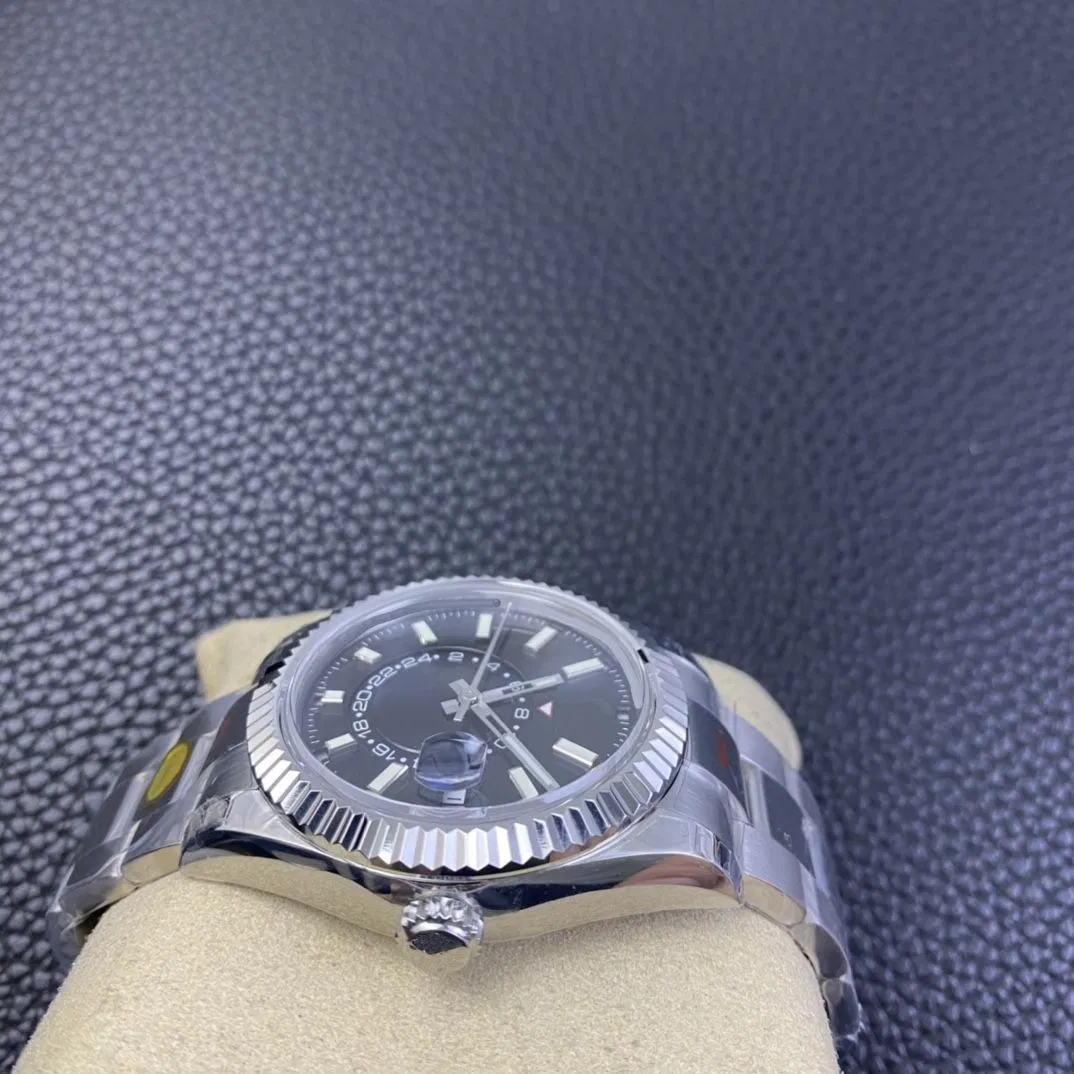 Top Aaaaa Super Clone Novice Factory 9001 Movement Scale Dual Time Zone Monthly Display, Men's 326934-0005, Diameter 42mm