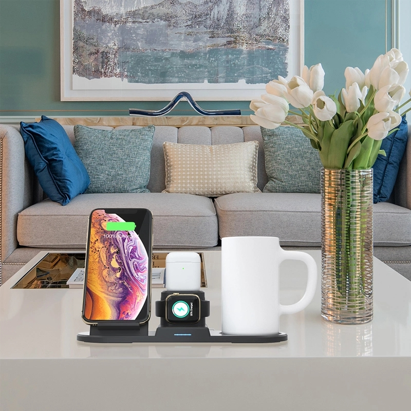 Ultimate 5-in-1 Magnetic Lamp Wireless Charger with LED Clock Display