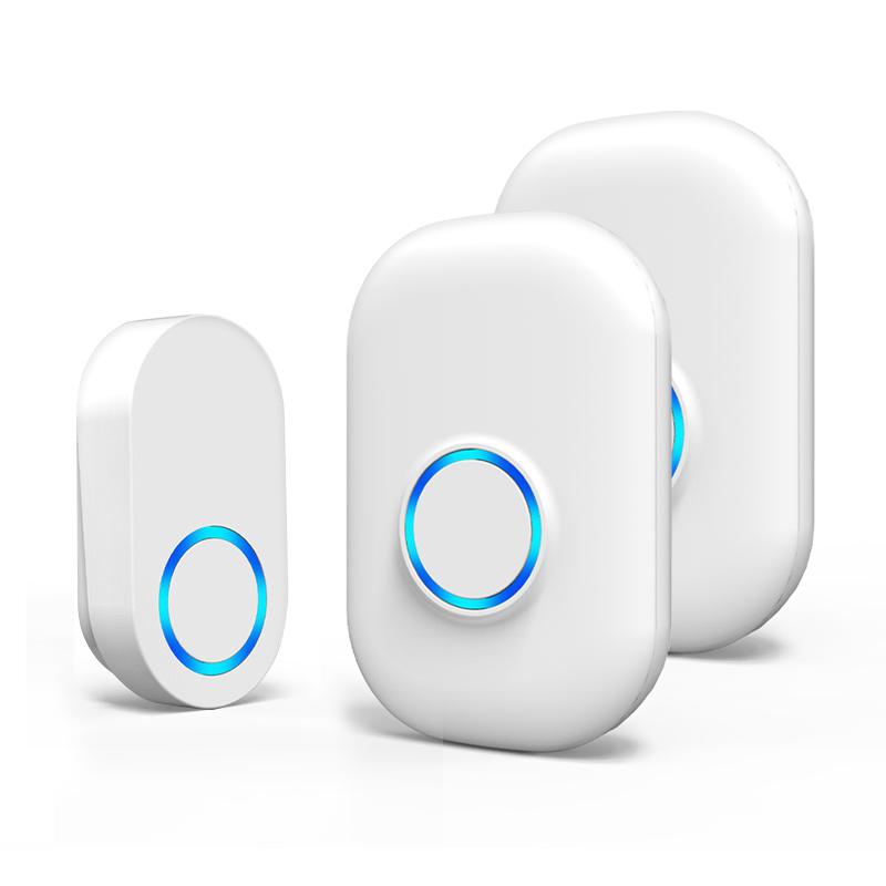 4 Adjustable Volume 32 Ringtone Kinetic Wireless Doorbell