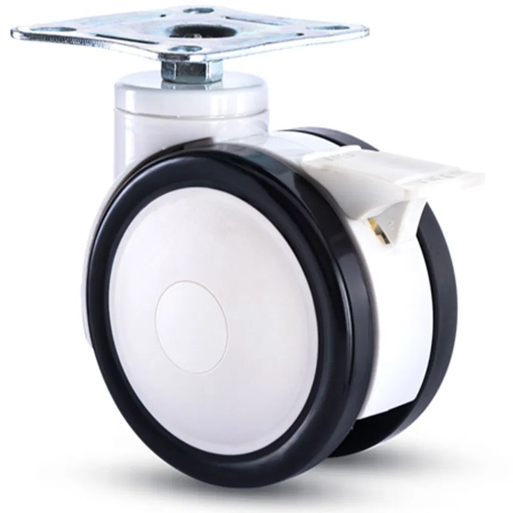 Easy Install Threaded Stem Swivel Medical Caster