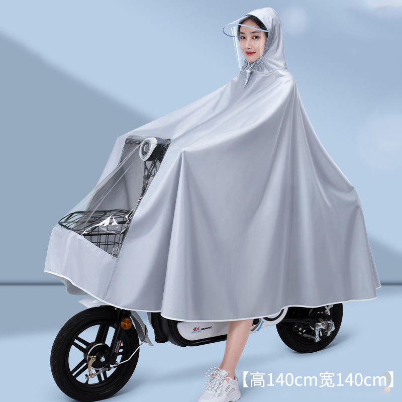Adjustable PVC Raincoat for Daily Commuting and Comfortable Riding Experience