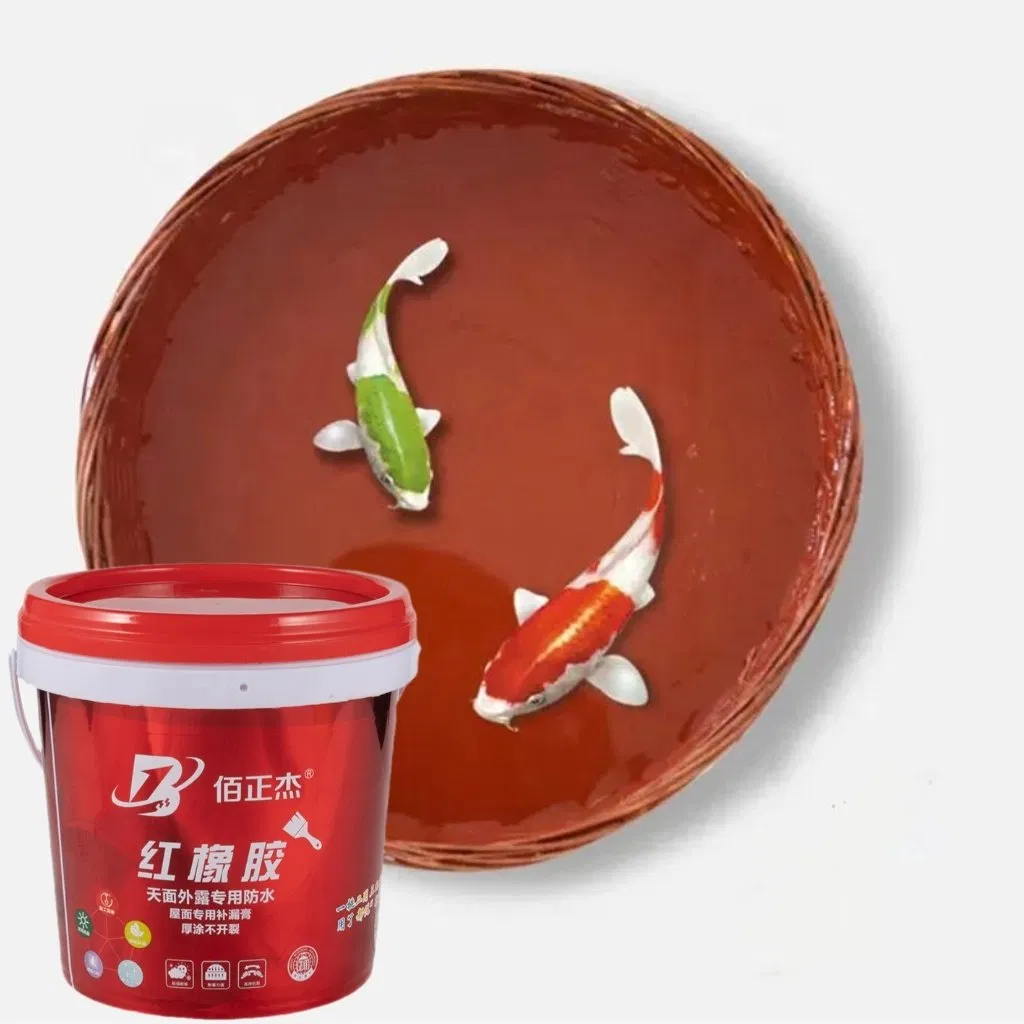 Simply Construct for Indoor or Outdoor Red Rubber Waterproof Coating