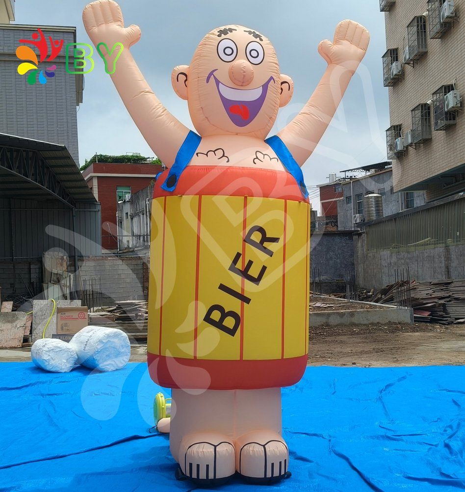 Holland Cartoon Balloon Colorful Inflatable Sarah Giant Air Balloon with Age Printing