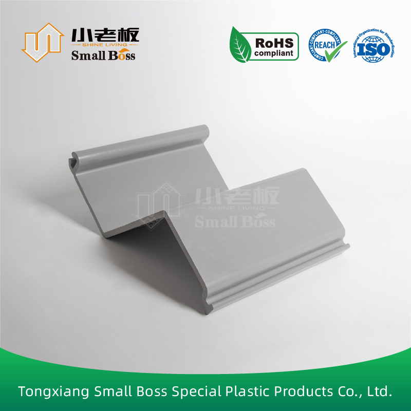 Composite Vinyl U Type Sheet Pile Extrusion Grey 10mm Thickness