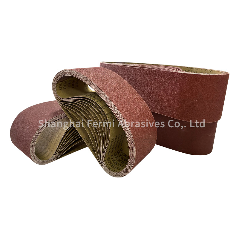 Шлифовальная лента 10x330 мм для нержавеющей стали и мебели