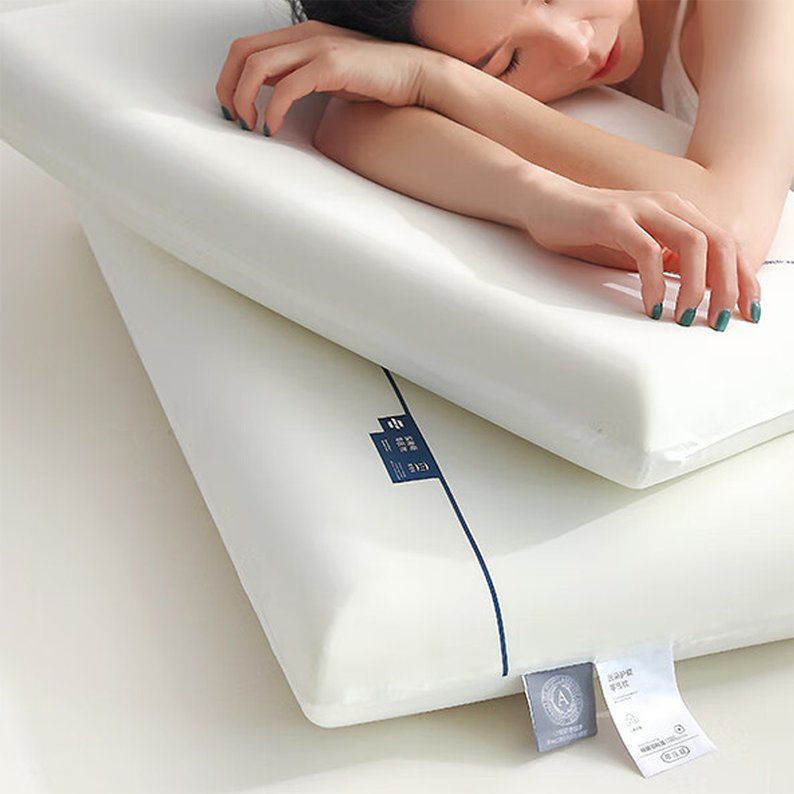 Slow-Recovery Polyurethane Pillow: Zero-Pressure + Cool Air-Flow (Easy Sleep)