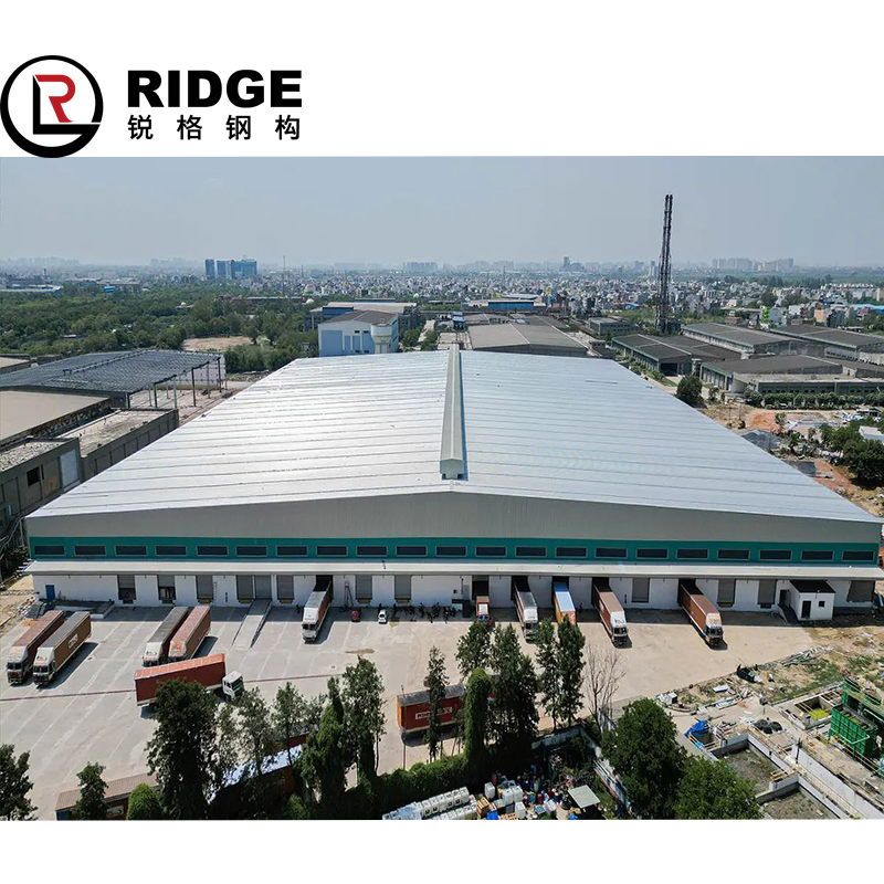 Large Span Steel Structure Seismic Brace Prefabricated Rent Warehouse