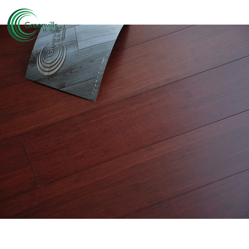 Паркетная доска из бамбука, 14 мм, малиновый