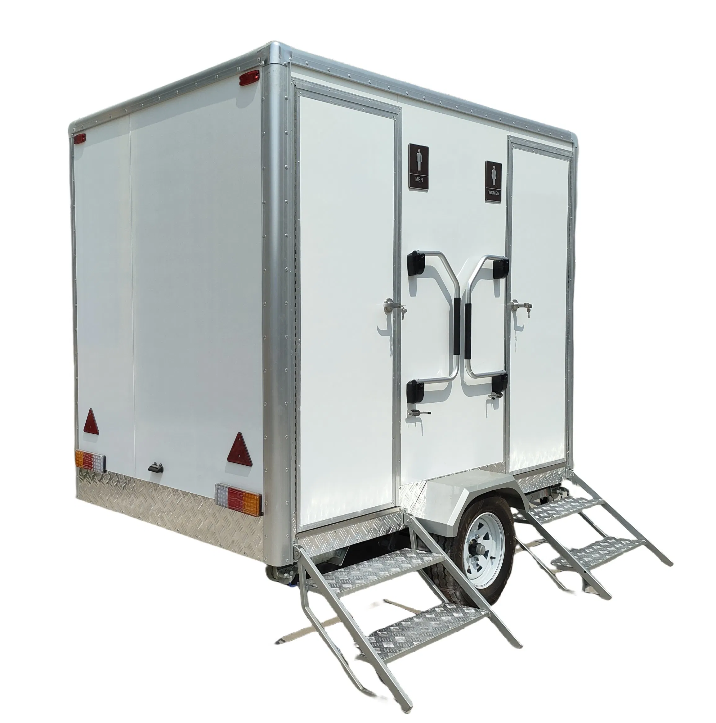 Luxury Mobile Toilet Portable Mobile Plastic Toilets Trailer