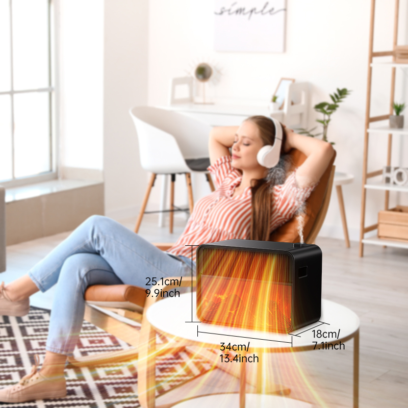 Умный камин с увлажнителем Flame Silent Water Mist