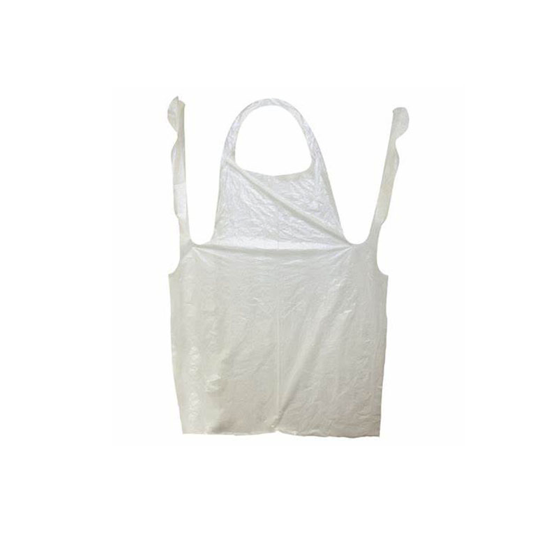 Stylish Transparent PE Apron for Cooking, Unisex Design