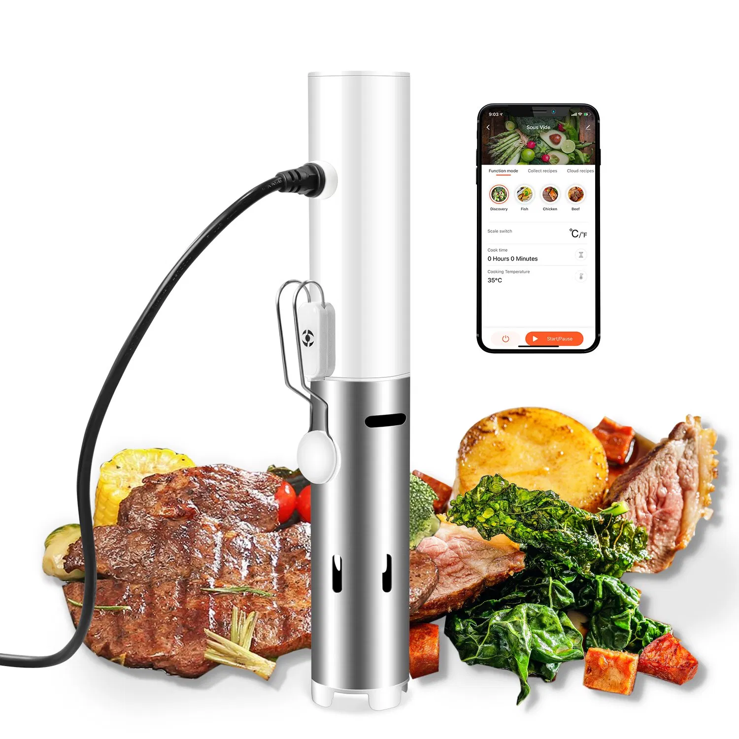 Tuya Smart WiFi Device Slow Cookers Getting Started a Perfect Steak with The Sous Vide Machine with ODM