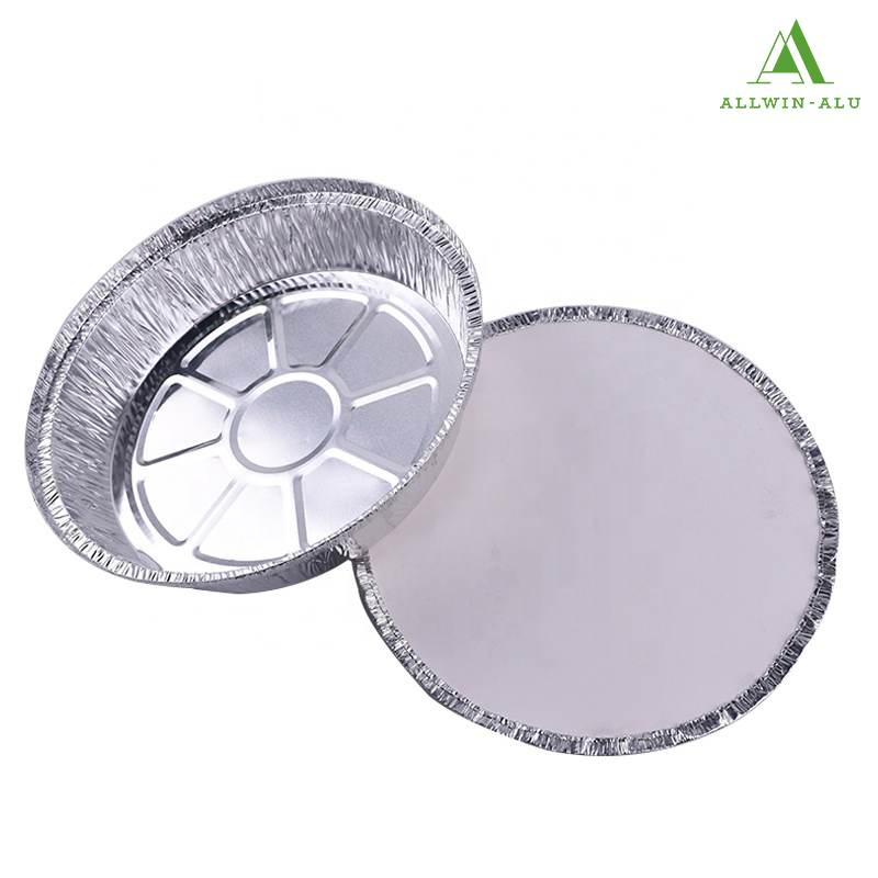 Алюминиевые контейнеры для выпечки 7-9 дюймов с крышкой