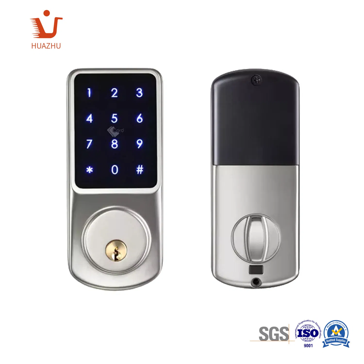 Automatic Waterproof Aluminum Fingerprint Digital Tuya WiFi Door Smart Lock