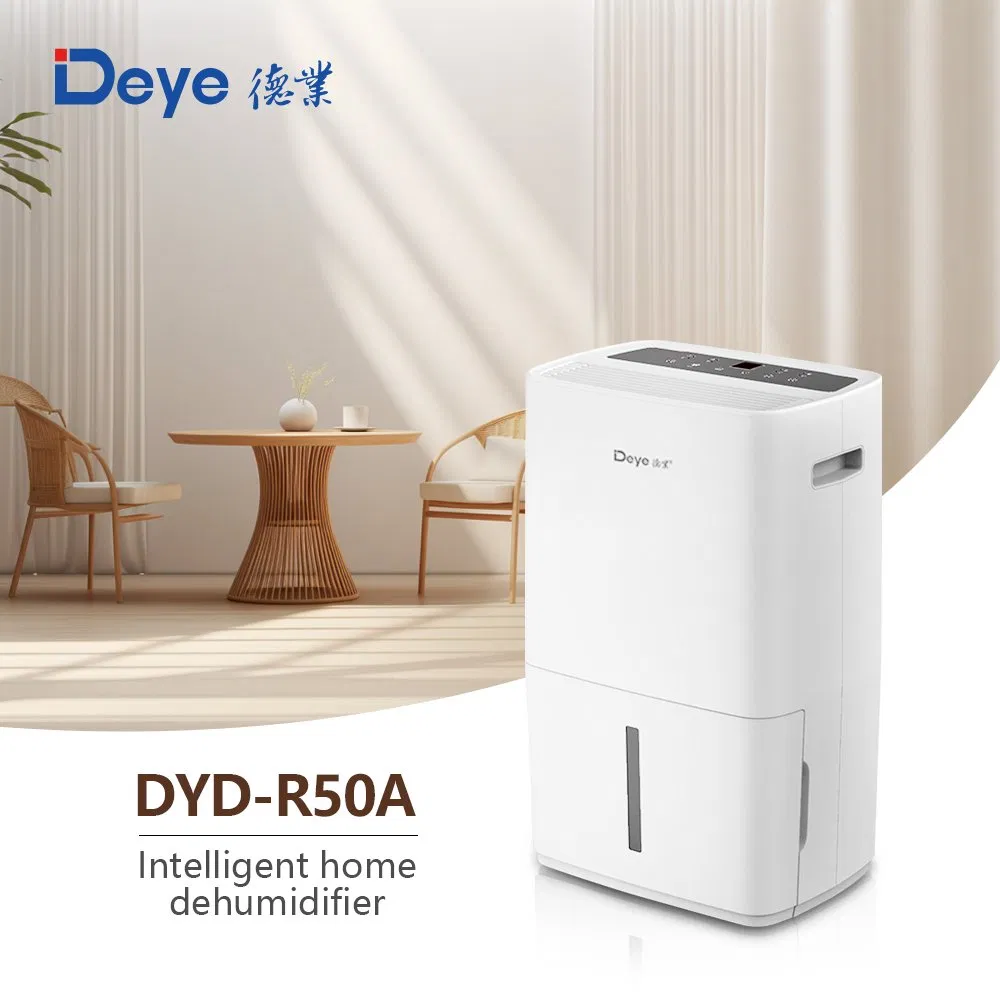 Deye OEM ODM Whole House 50L/ Day Dehumidifier Portable Safe Commercial Air Dehumidifier