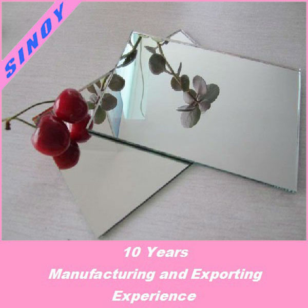 Sinoy Customized Size Clear Silver Mirror Glass Sheet