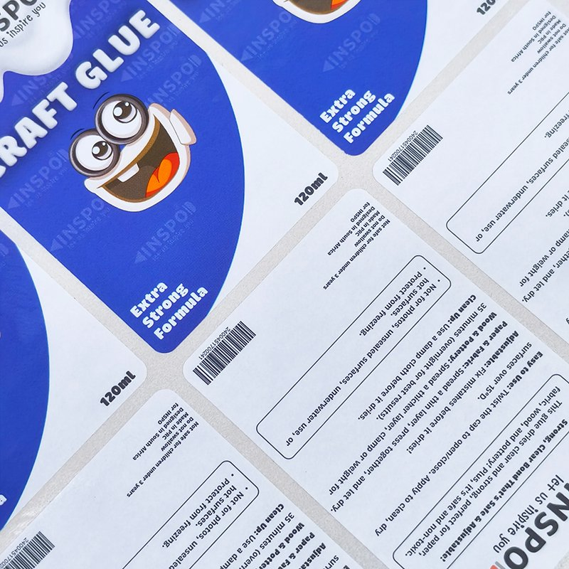 Long Used Clear Read Rolled Stationery Label Stickers