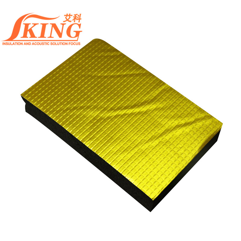 Closed Cell Elastomeric NBR Foam Rolls Rubber Insulation Board 25mm