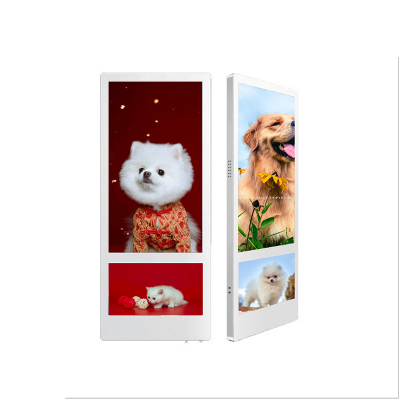 43 Inch LCD Advertising Media Player Video Ad Player TFT Elevator Screen WiFi Network Ultrathin HD Full Color LED Digital Signage