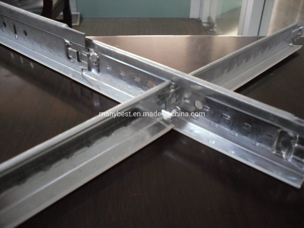 Galvanized Steel Channel for Lay in System 3D Ceiling T Grid