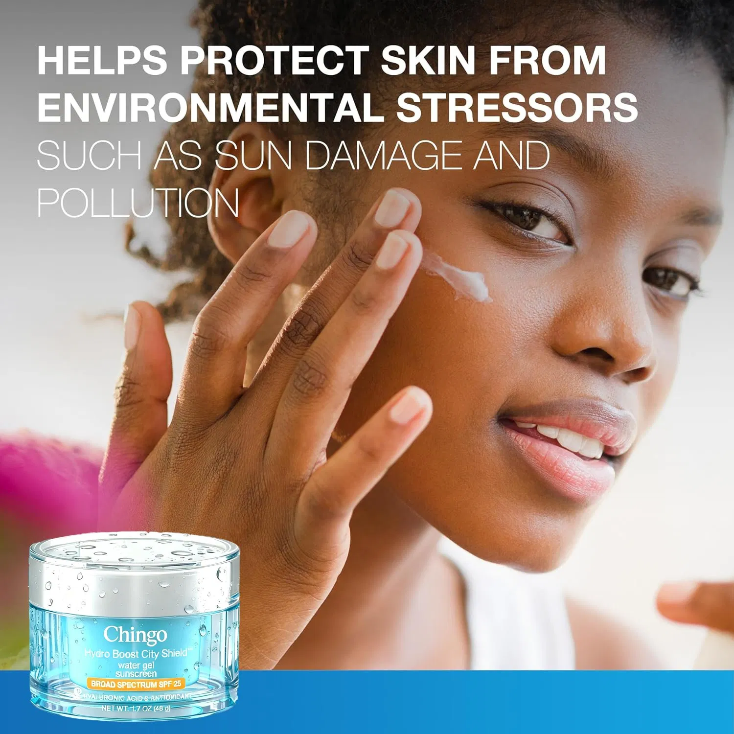 Broad-Spectrum Shield Ageless Hydration and Touchless Feel Sunscreen