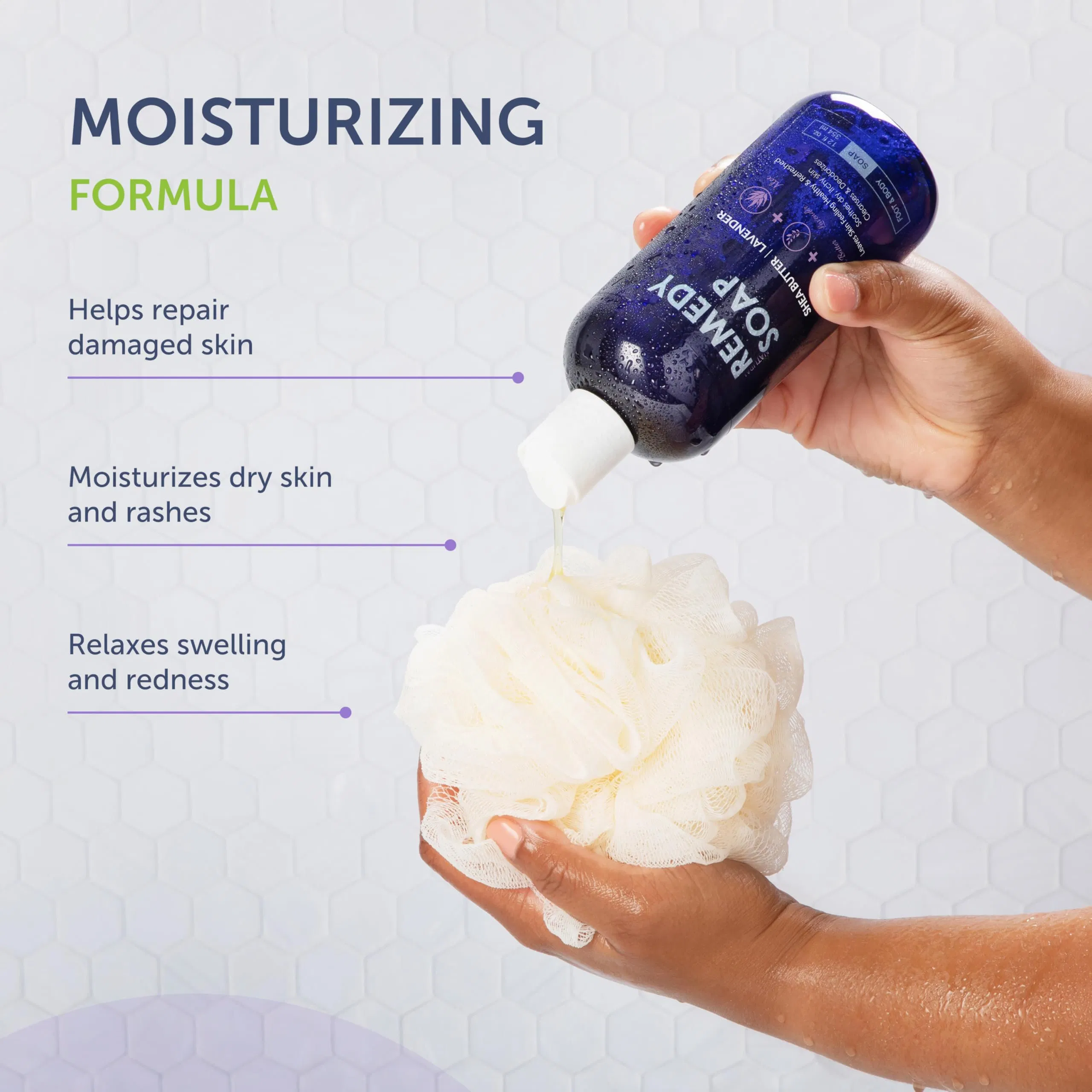 Beauty Cosmetics Body Care Lavender Shea Butter Body Wash Remedy Soap