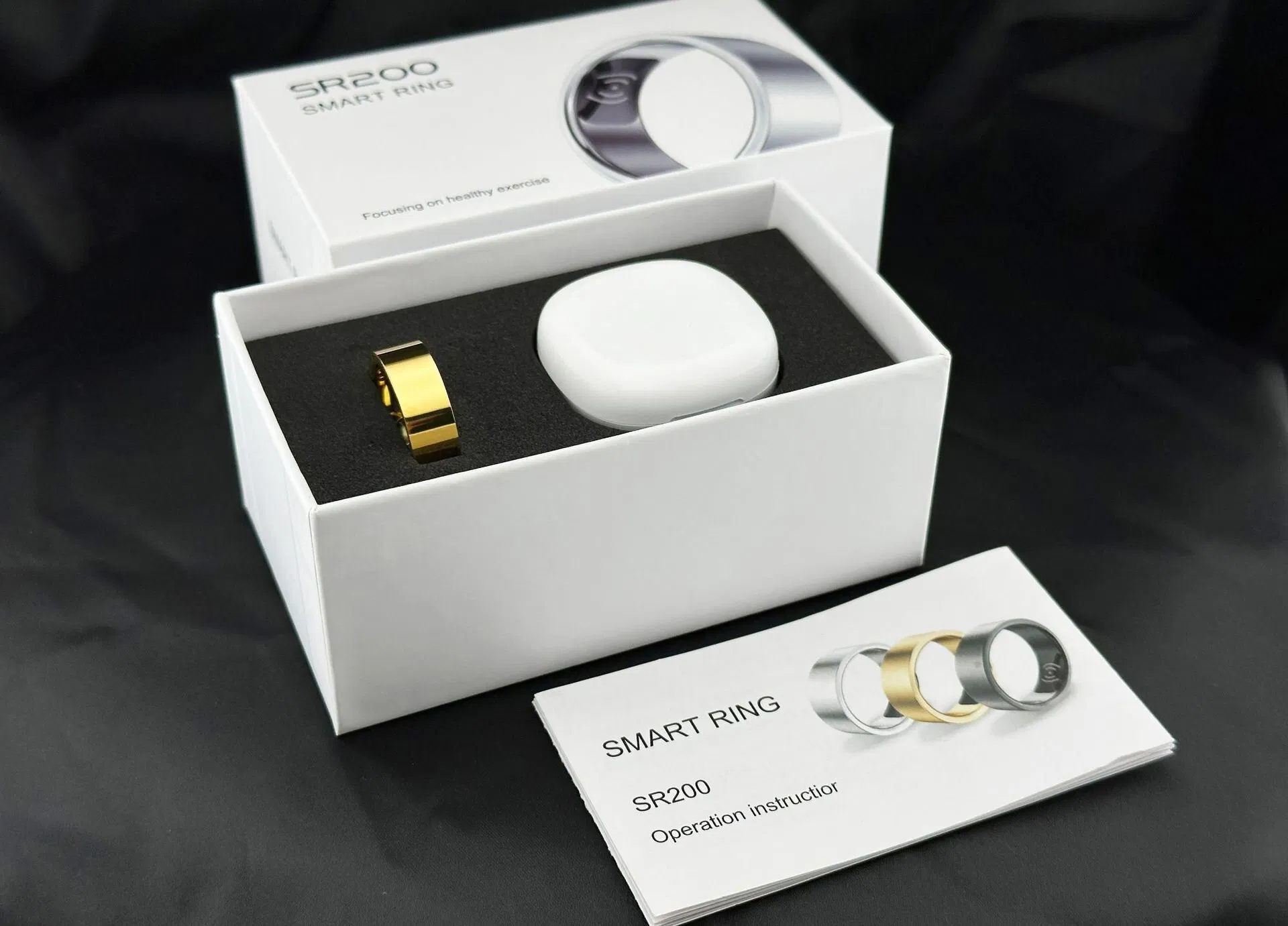 Умное кольцо Smart Ring с отслеживанием пульса и ВСР