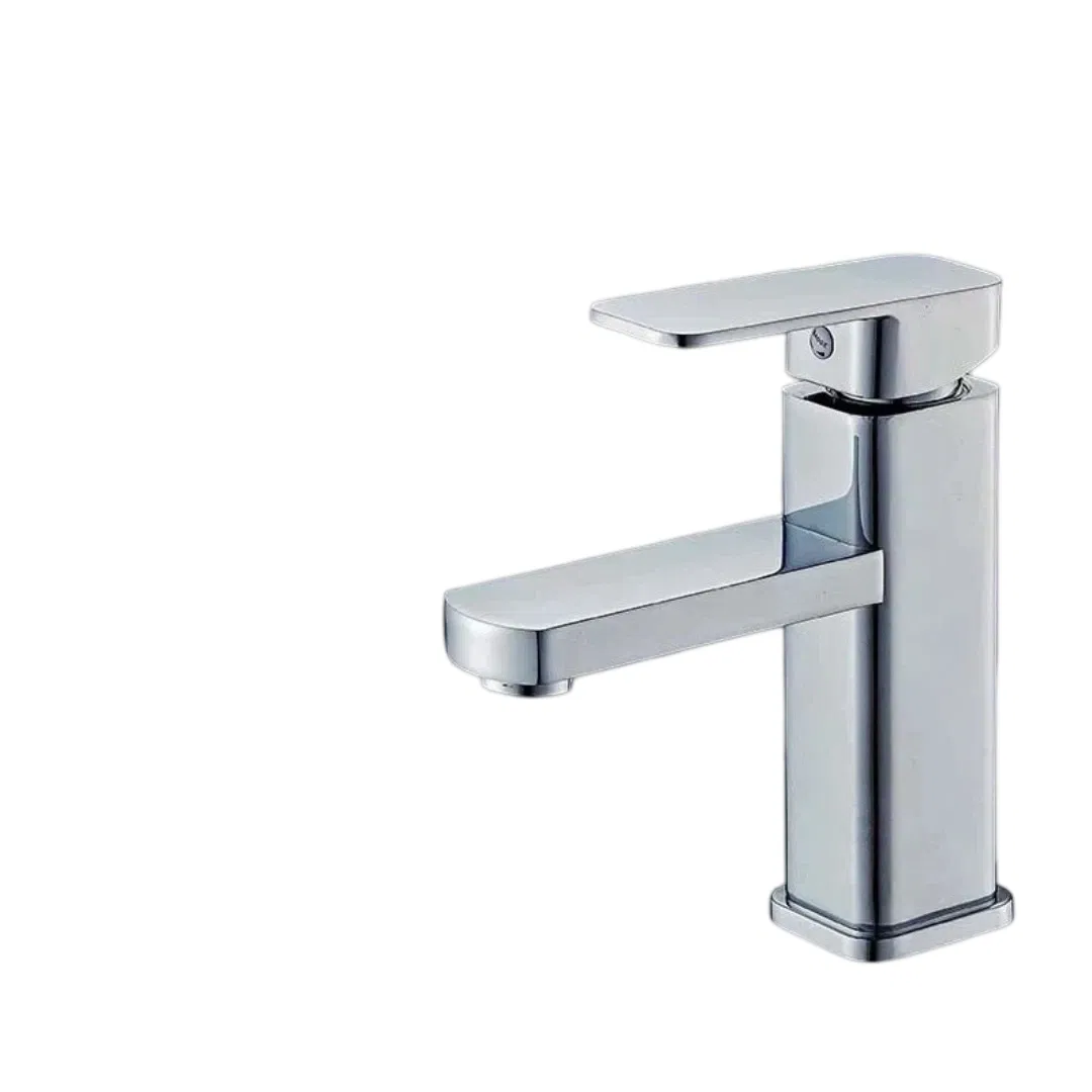Bathroom Stainless Steel Faucet with Hot and Cold Water Mixer for Washbasin