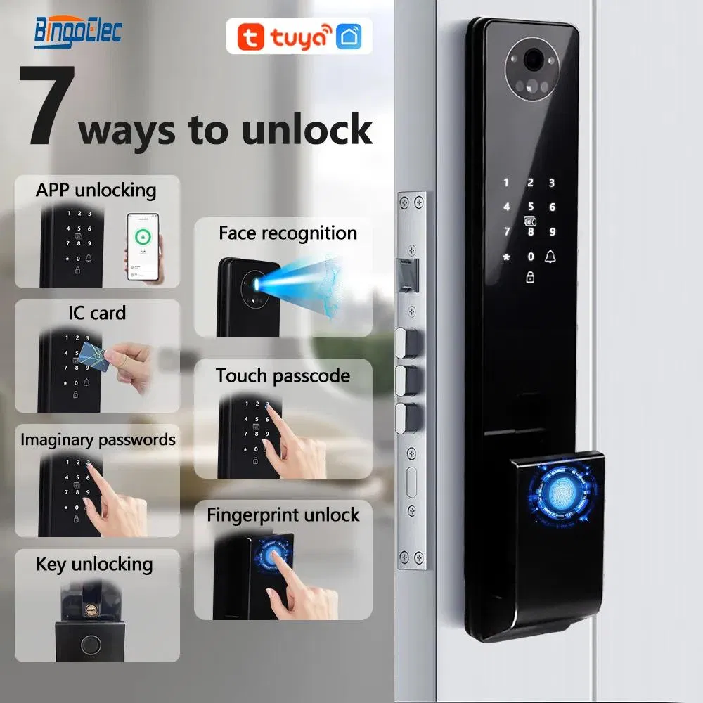 Bingoelec WiFi Tuya Smart Lock Anti-Theft Door Smart Door Lock