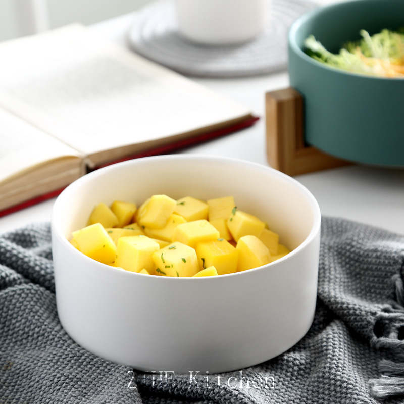 Salad Bowls Fruit Dessert Bowls Tableware Ceramic Multi Color