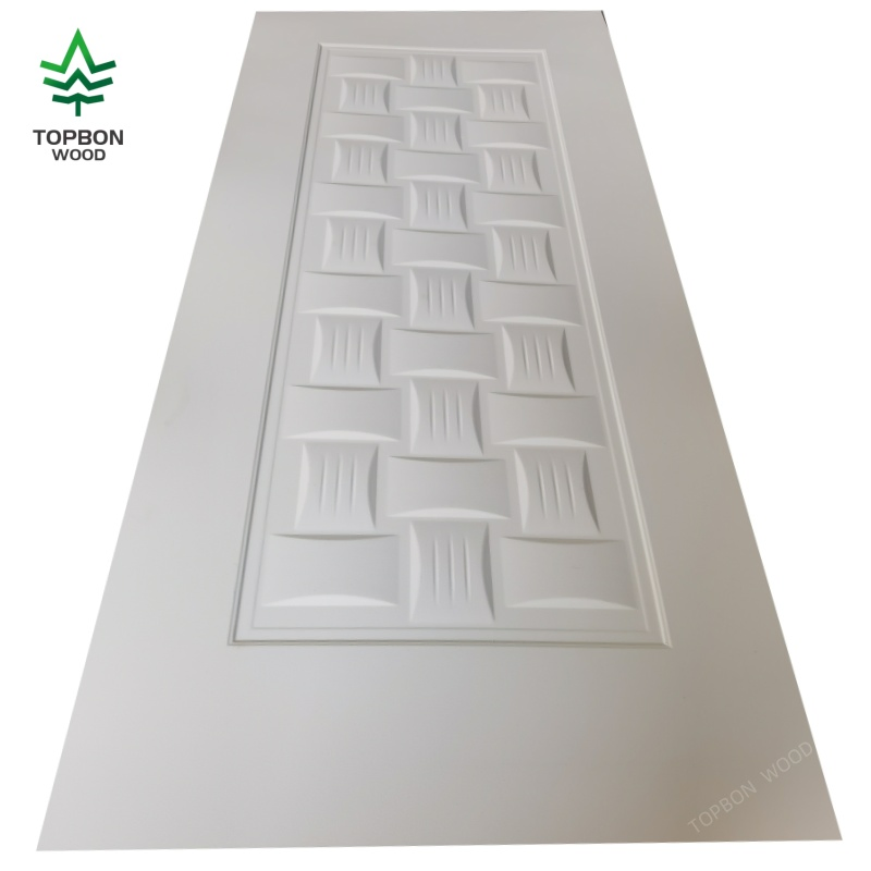 2 Panel White Interior Room Door MDF Designs Wood Interior Doors Primed Molded