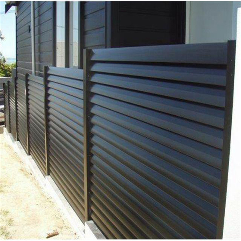 Factory Direct Sale Low Price Wrought Iron Privacy Corrosion Resistant Strong Aluminium Fence Panels Gates for Garden