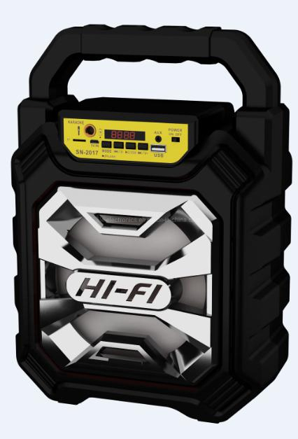Портативная беспроводная колонка с микрофоном для улицы