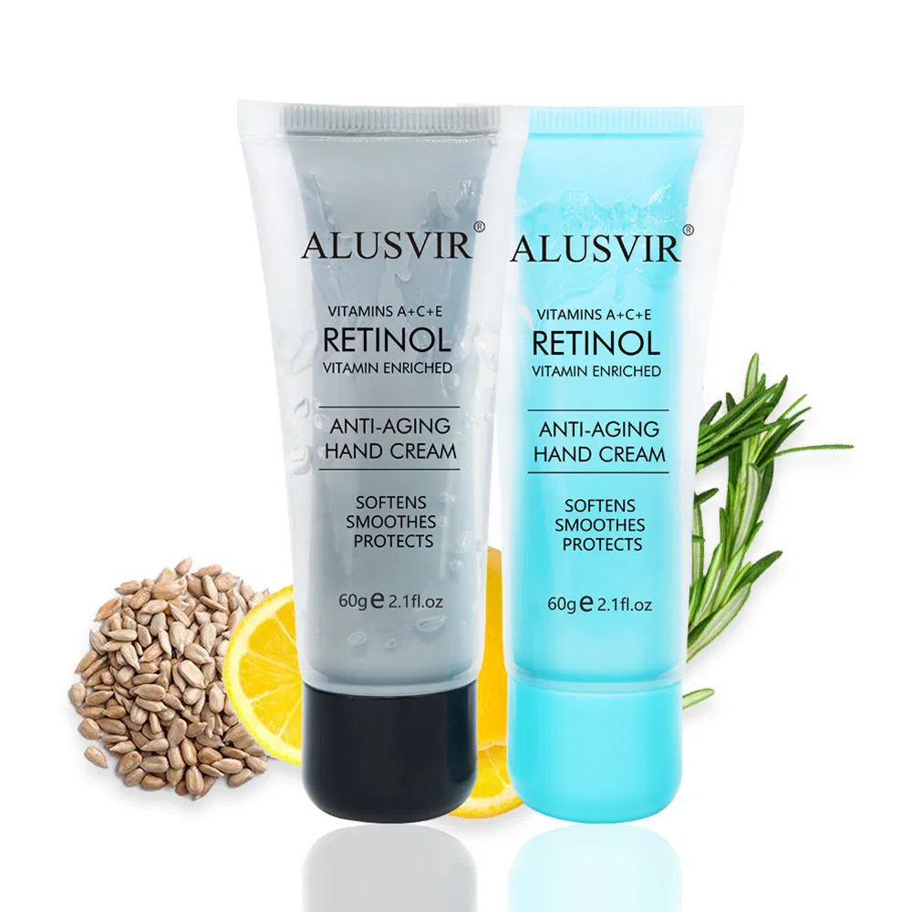 Moisturizing Natural Anti Aging Retinol Hand Care Lotion Tube Organic Whitening