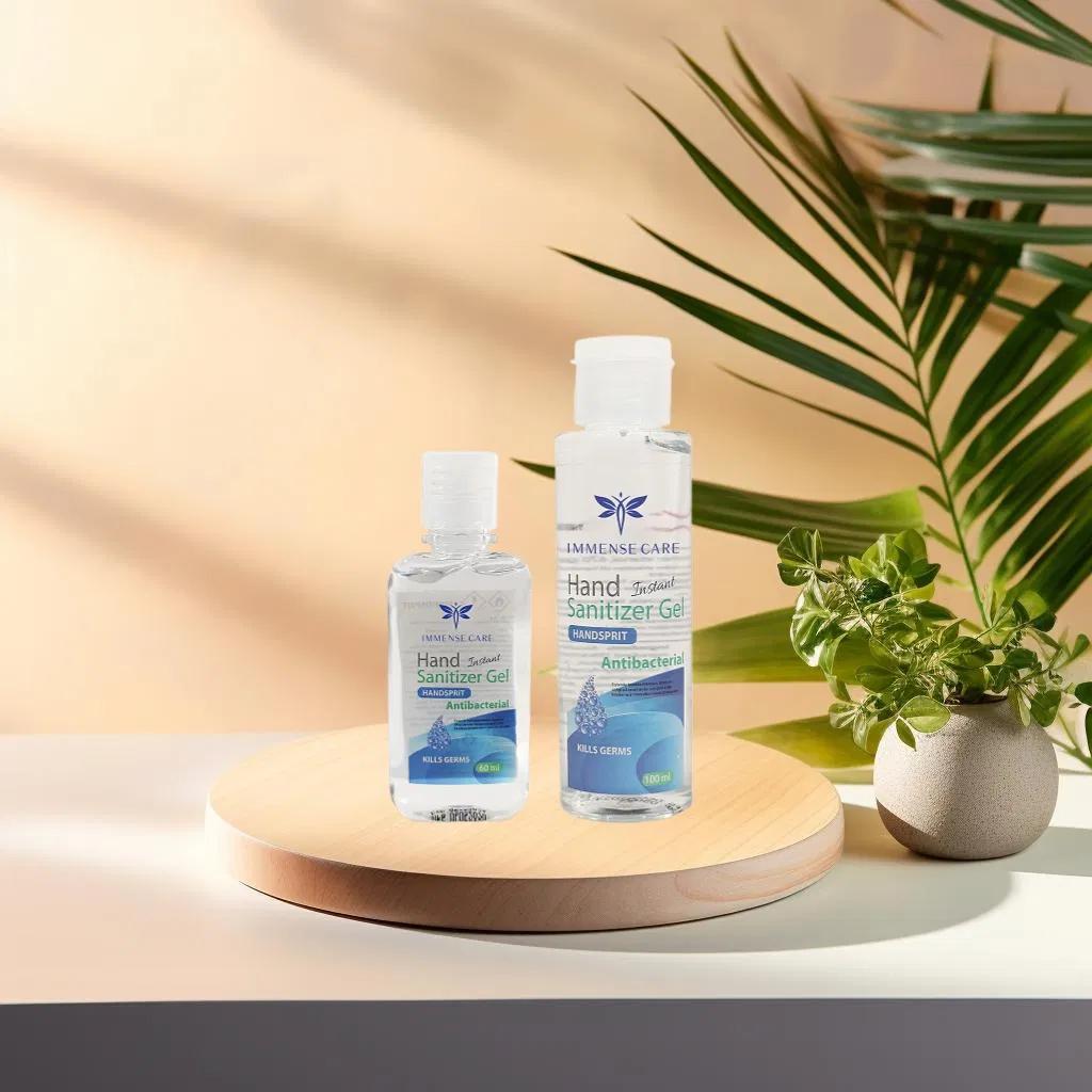 60ml 75% Alcohol Instant Hand Sanitizer Gel Wash-Free Anti-Bacteria Moisturizing Disinfectant Hand Gel Portable & Bulk 75% Alcohol Instant Hand Sanitizer