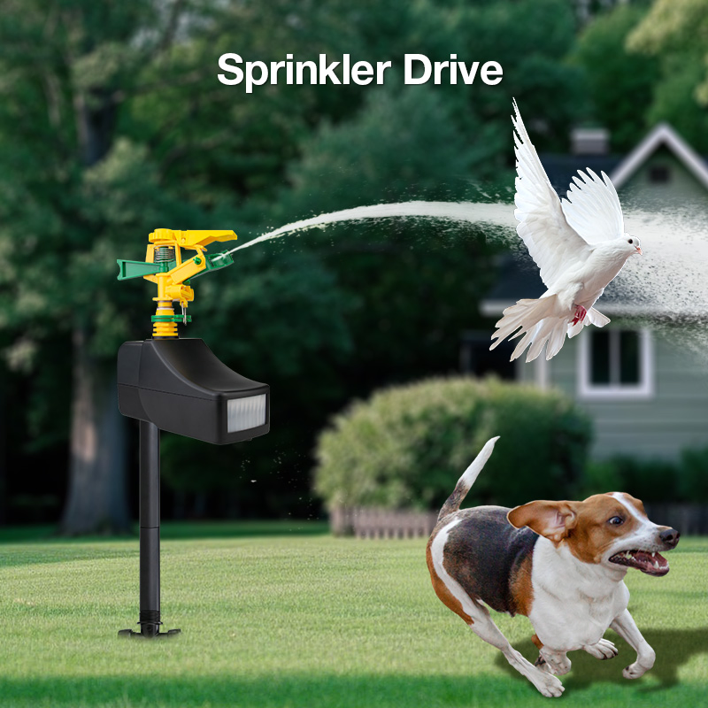 Garden Animal Repeller for Bird Rabbit Dog Marten Garden Sprinkler Yard Use