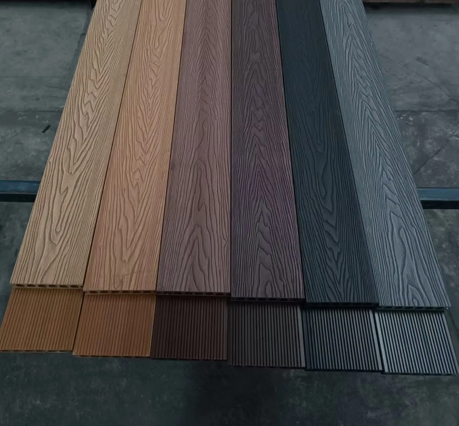 Plastic Co-Extruded Floor Panel, Outdoor WPC Decking for Garden Yard Decoration