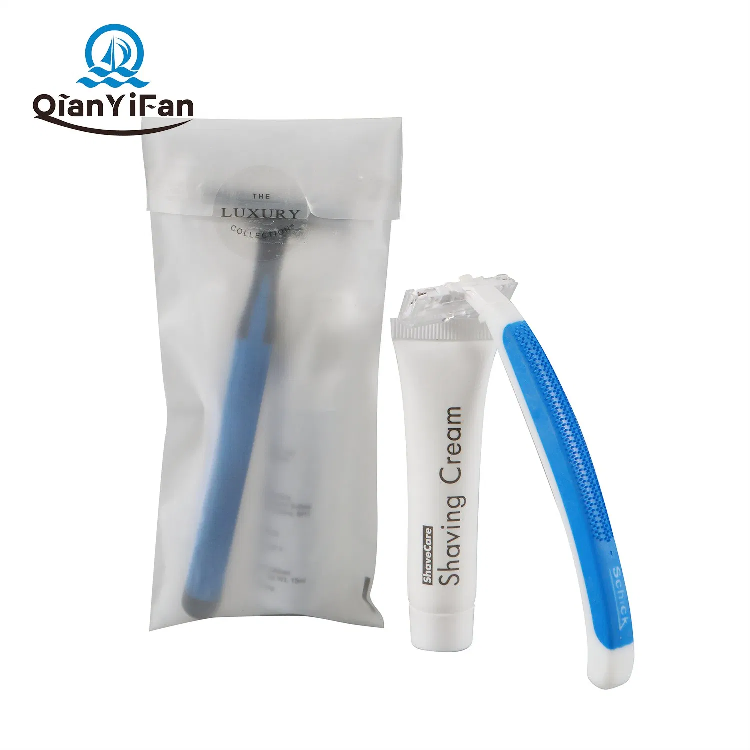 Men's Double-Blade Razor Stainless Steel Disposable Plastic Men's Shaving Razor Multi-Function Portable Razor Bath Hotel Travel