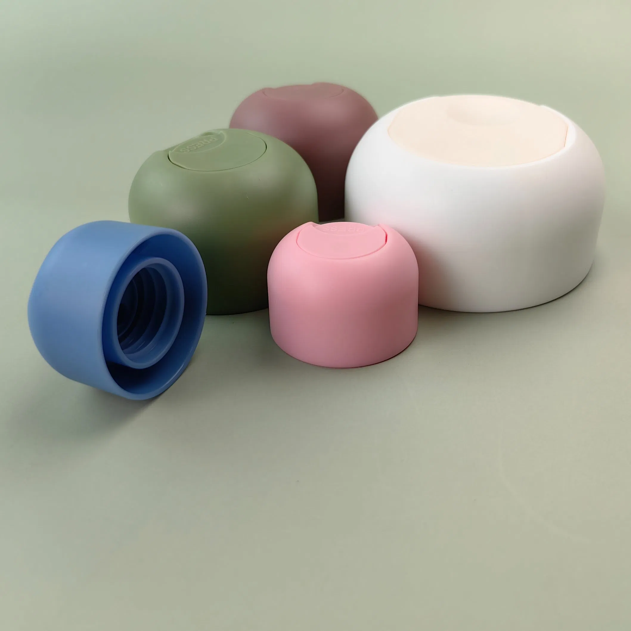 Scrub Double Layer Shampoo Body Wash Bottle Cap