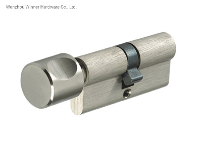 En 1303 European Standard Brass Cylinder with Knob