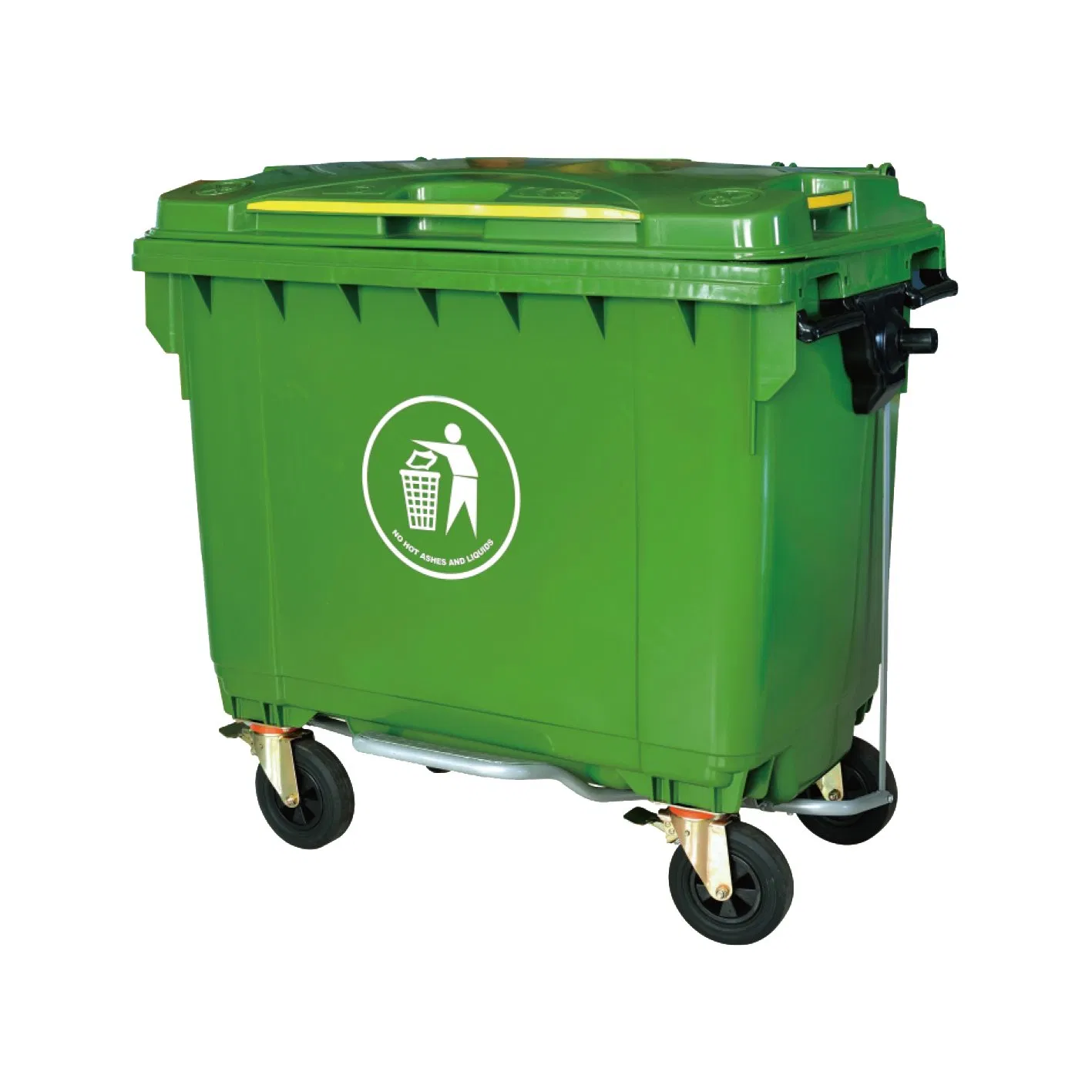 660 Liter Pedal 100% HDPE Customized Big Size Garbage Waste Bin Trash Can with Wheels