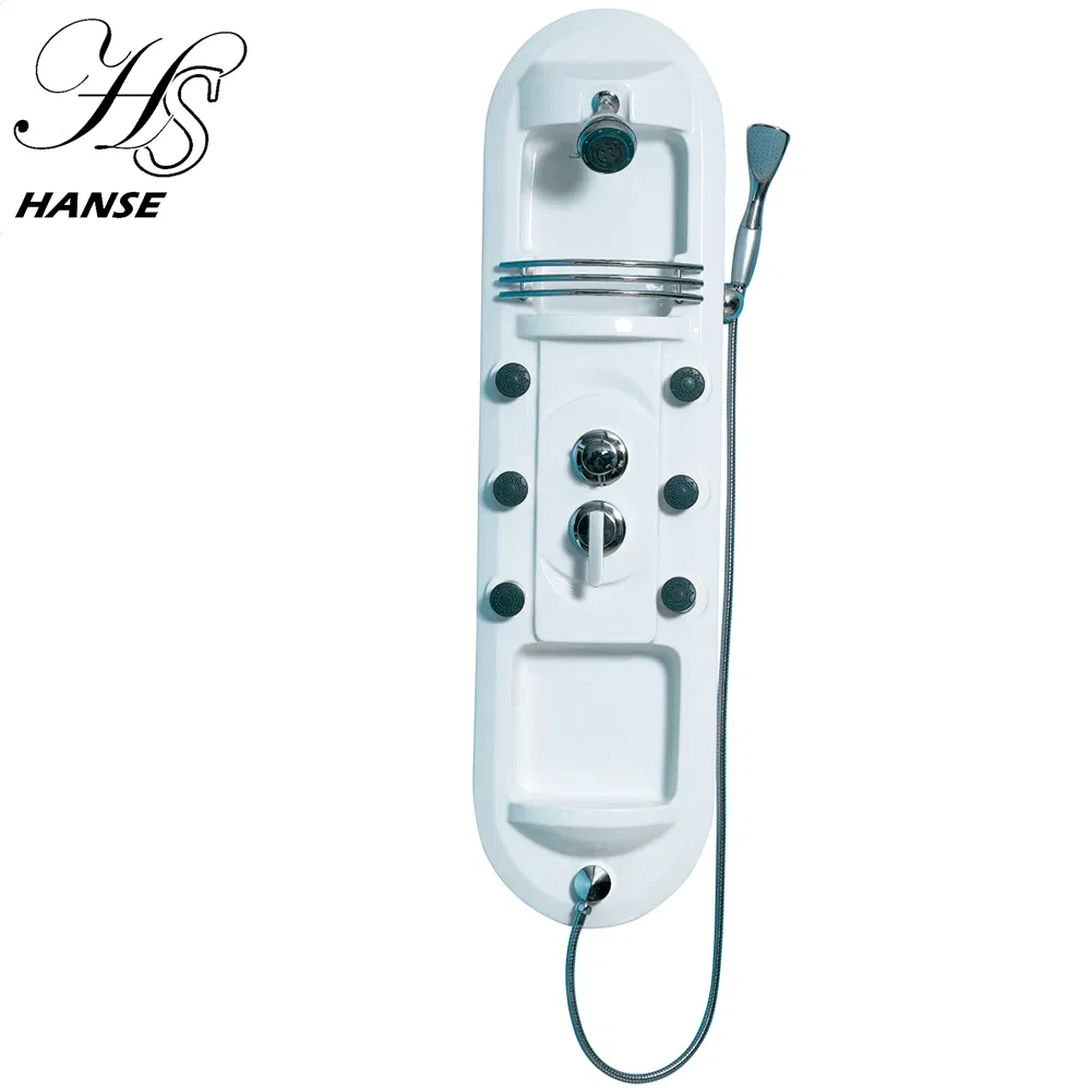 Modern Cold and Hot Water Control Acrylic Bathroom Shower Panel