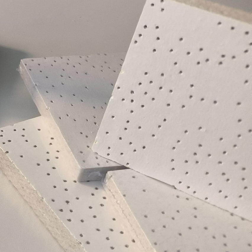 Acoustic Standard Mineral Fiber Board for Office and Commercial Interior Decoration