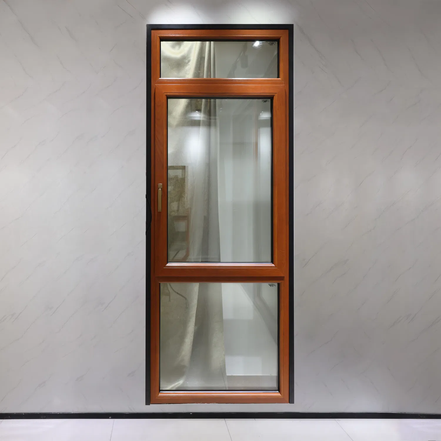 American Luxury Design Aluminum Clad Wood Casement/Tilt Turn/ Swing/ Sliding/ Top-Hung Energy Efficient Windows