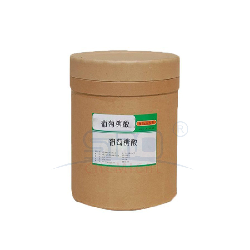 Factory Price Food Additives 99% Purity Gluconic Acid Powder