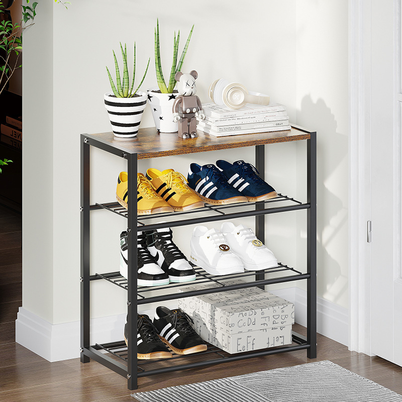 Multi-Layer Simple Shoe Rack Home Dormitory Door Integrated Storage Shoe Cabinet